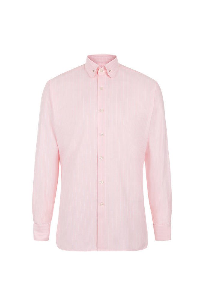 Pink Pin Collar Shirt