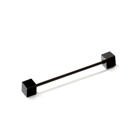 Collar Pin Bar Black Square
