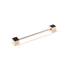 Collar Pin Bar Rose Gold Square