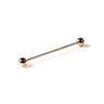 Collar Pin Bar Rose Gold Round