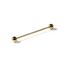 Collar Pin Bar Gold Round