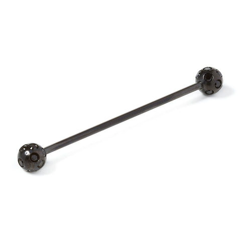 Black Swarovski Crystal Round - Collar Pin Bar