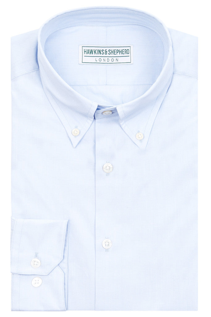 Soft Luxury Light Blue Pastel Button-Down Shirt