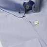 Mens Blue Pin Collar Shirt Penny Collar
