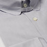 Mens Navy Blue Check Tab Collar Shirt Penny Collar