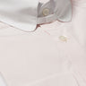 Mens Pink Striped Tab Collar Shirt White Penny Collar
