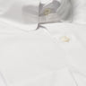 Mens White Tab Collar Shirt Penny Collar