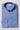 Mens Blue Tab Collar Shirt Straight Collar