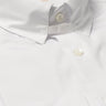 Mens White Tab Collar Shirt Straight Collar