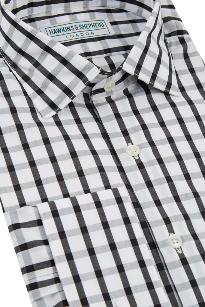 Black White Check Shirt