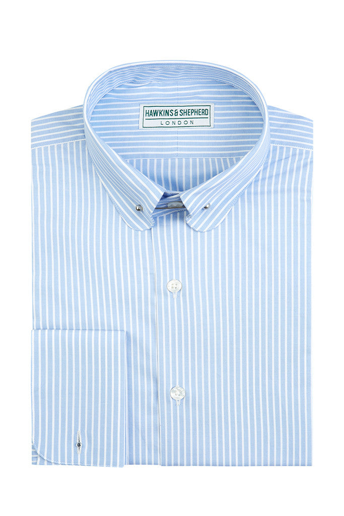 Men's Classic Fit Shirt With Collar Bar