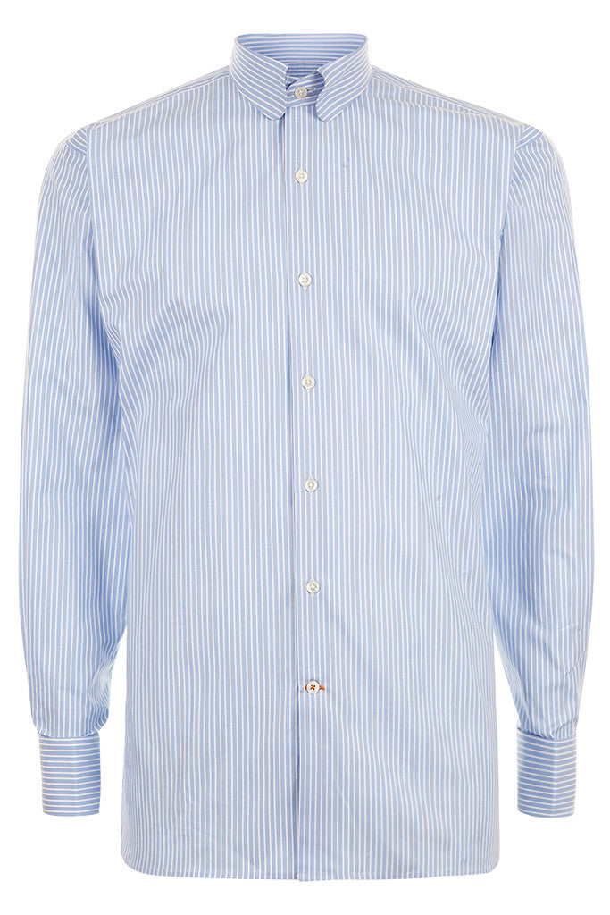 Men's Classic Fit Shirt With Collar Bar