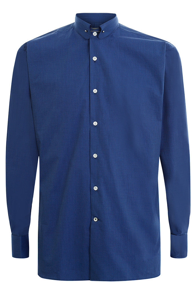 Men's Classic Fit Shirt With Collar Bar