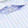 Formal Extreme Cutaway Shirt Blue Pink Stripe