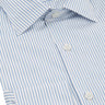 Hawkins & Shepherd Blue Stripe Luxury Soyella Duecento Shirt