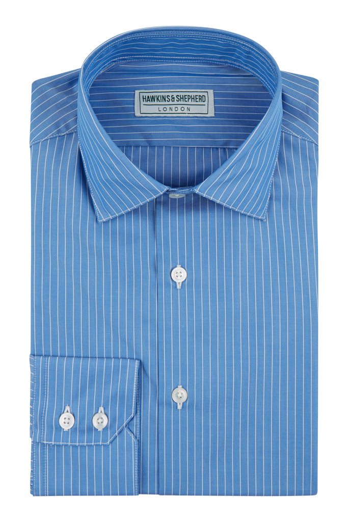 Navy Stripe Luxury Soyella Duecento Shirt