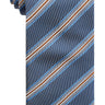 Navy Jacquard Stripe Tie