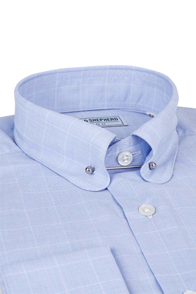 Men's Classic Fit Shirt With Collar Bar