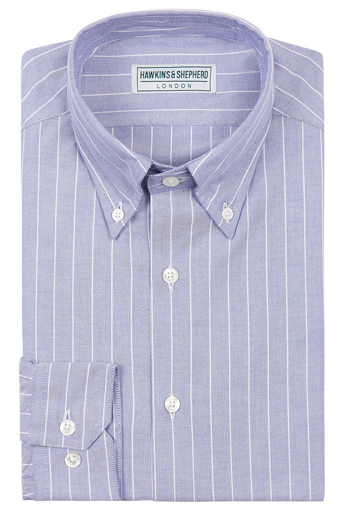 Men's Navy Oxford Button-Down Shirt