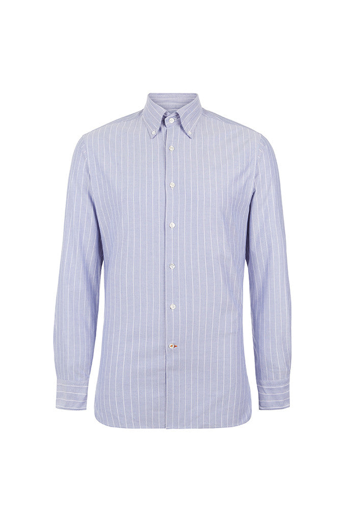 Men's Navy Oxford Button-Down Shirt