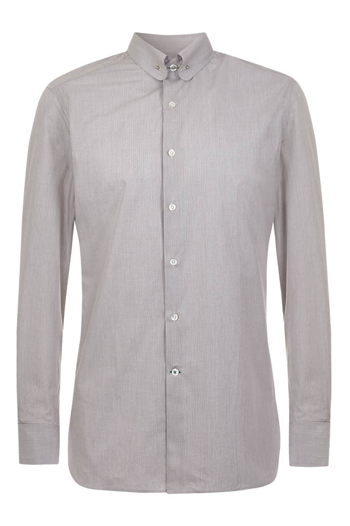 Mens Shirt with Collar Bar